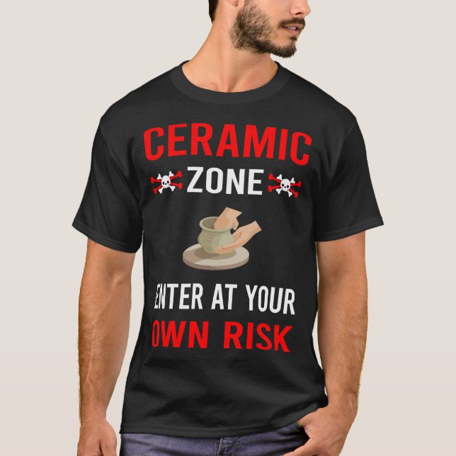 T-shirt Céramique de zone de risque (Devant)