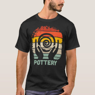 T-shirt Céramique Design Vintage Kiln Clay Sculpture Cadea