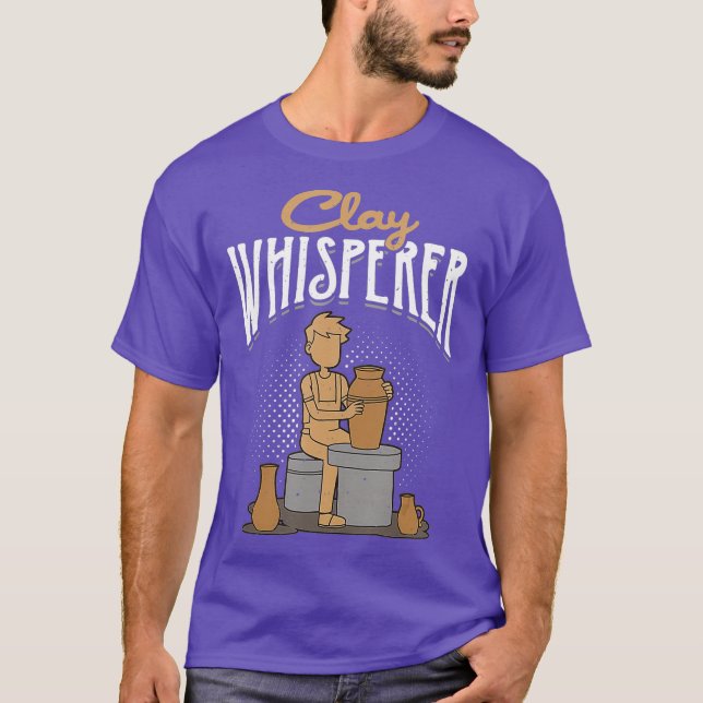 T-shirt Céramique Stoneware Potterie Potter Argile Artiste (Devant)
