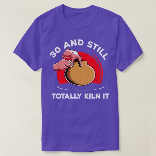 T-shirt Céramiste de 30e anniversaire de la poterie (Design devant)