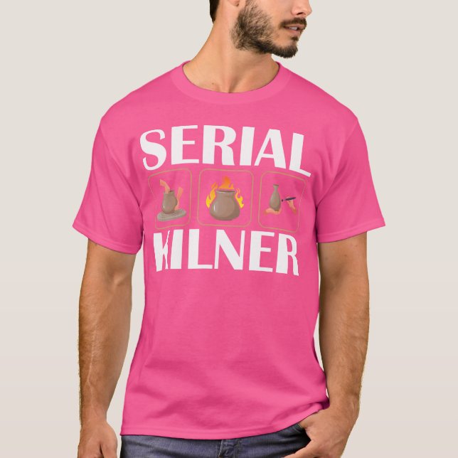 T-shirt Céramiste sériel Kilner Poterie (Devant)