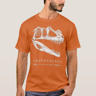 T-shirt Ceratosaurus dinosaure crâne