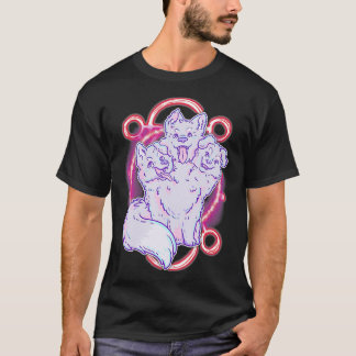 T-shirt Cerberus 3 Headed Dog  Kawaii Pastel Goth Cute