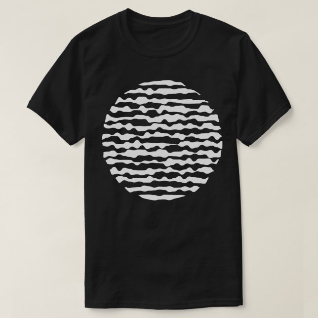 T-shirt Cercle abstrait hors lignes (Design devant)