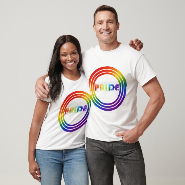T-shirt Cercle arc-en-ciel (Unisexe)