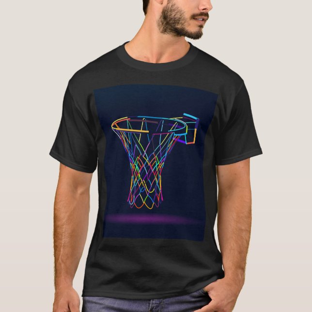 T-shirt Cercle de basket-ball (Devant)