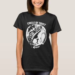 T-shirt Cercle De Confiance My Rottweiler Cute Rottie Love