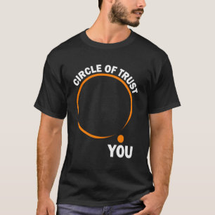 T-shirt Cercle De Confiance Slogan Drôle