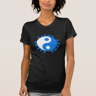 T-shirt Cercle de KARMA avec le symbole de Yin Yang