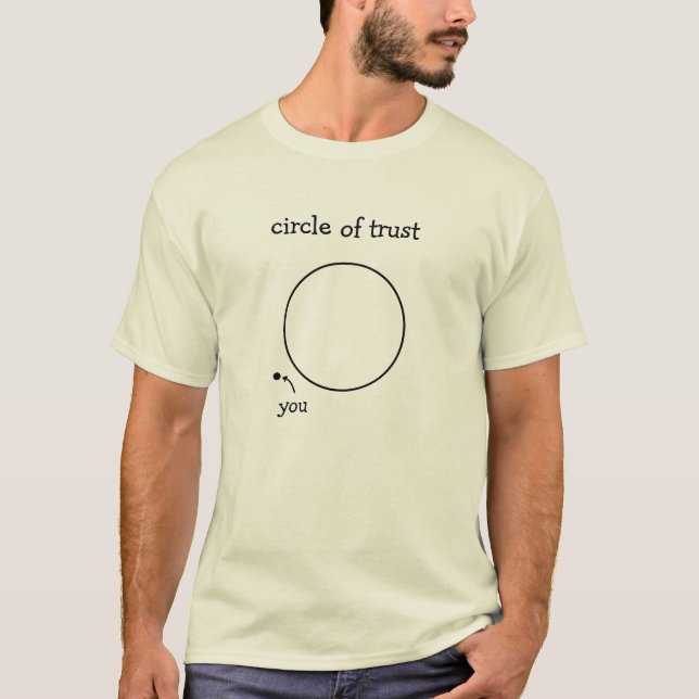 T-shirt Cercle de la chemise des hommes de confiance (Devant)
