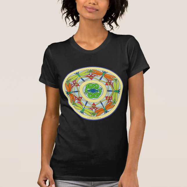 T-shirt cercle de libellule (Devant)