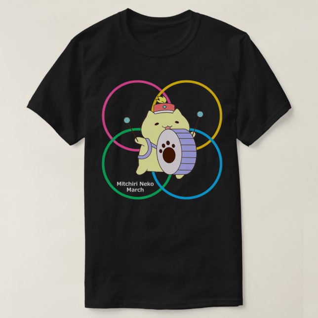 T-shirt Cercle de mars Mitchiri Neko4 (Design devant)