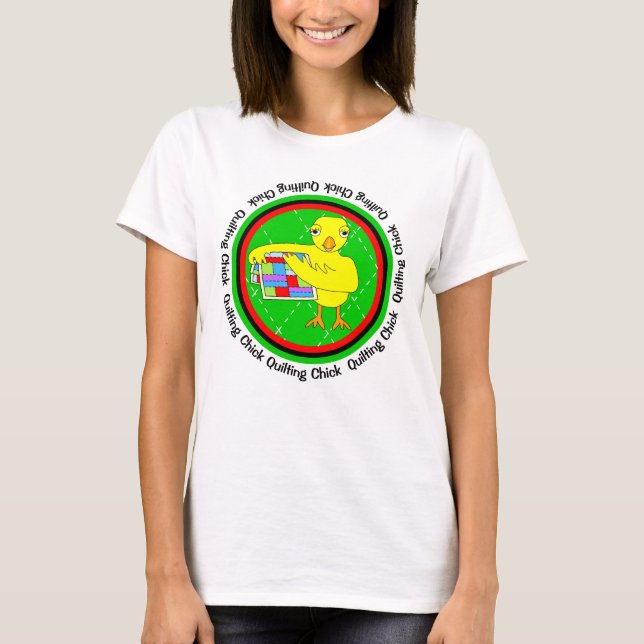 T-shirt Cercle de poussins en surface (Devant)