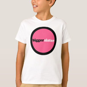 T-shirt Cercle de rose de plus grande soeur