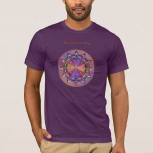 T-shirt Cercle de théorie de musique de mandala de