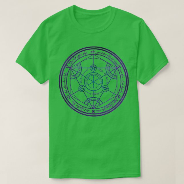 T-shirt Cercle de transmutation humaine (Design devant)
