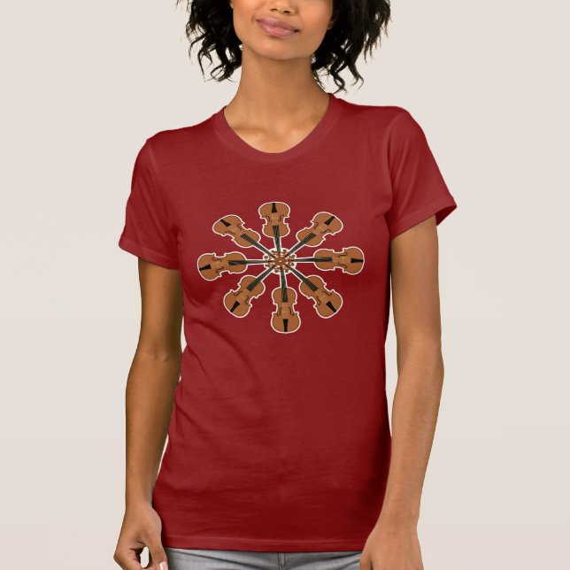 T-shirt Cercle de violons (Devant)