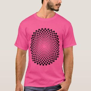 T-shirt Cercle demi-ton 02 - Noir