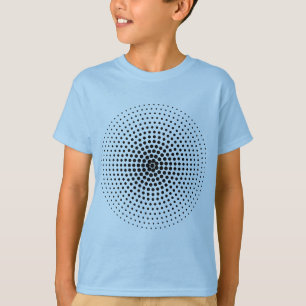 T-shirt Cercle demi-ton 03 - Noir