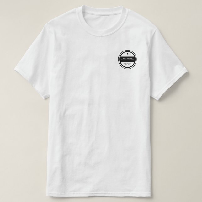 T-shirt Cercle dentaire personnalisable (Design devant)