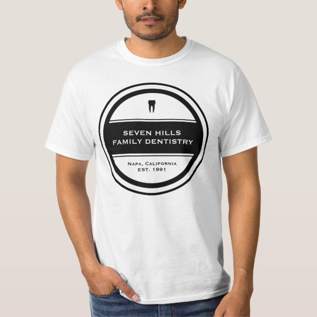T-shirt Cercle dentaire personnalisable (Devant)