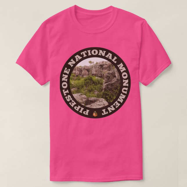 T-shirt Cercle des Monuments Nationaux Pipestone (Design devant)