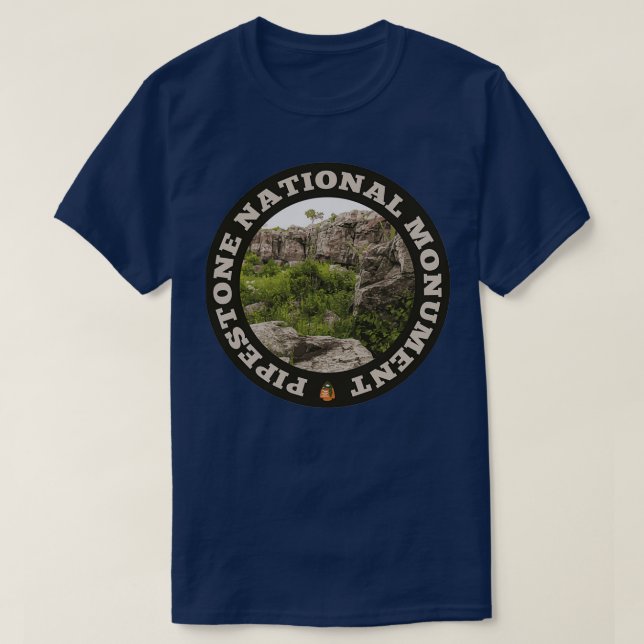 T-shirt Cercle des Monuments Nationaux Pipestone (Design devant)