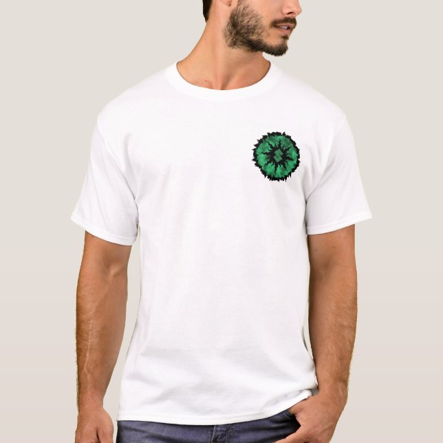 T-shirt Cercle Étoile verte (Devant)