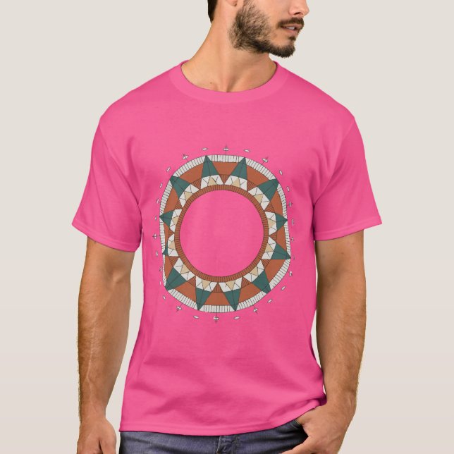 T-shirt Cercle Géométrique (Devant)