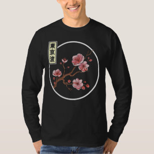 T-shirt Cercle Japon Sakura Arbre Cercle Japon Un