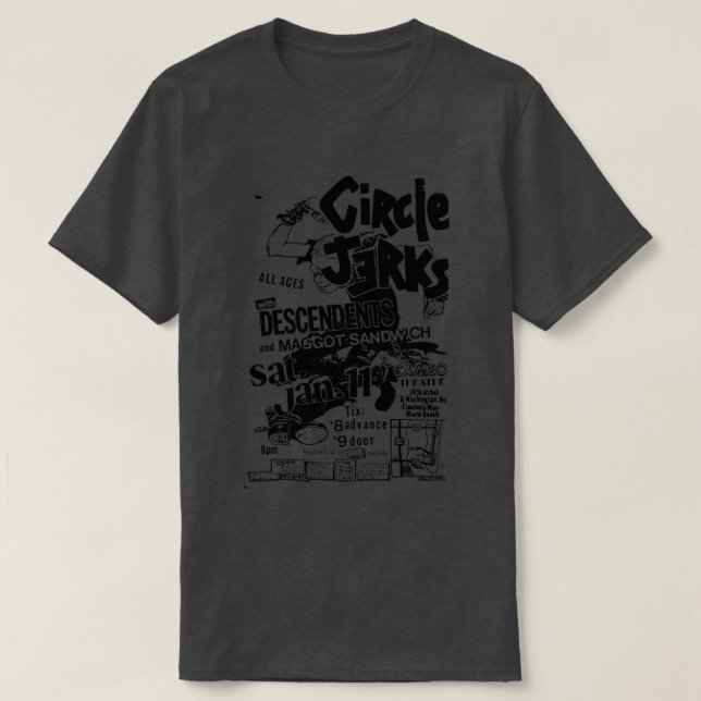 T-shirt Cercle Jerks (Design devant)