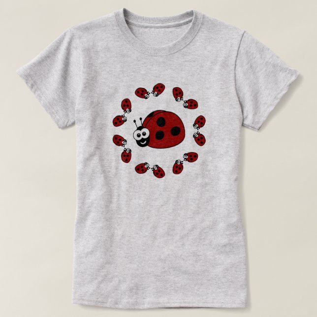 T-shirt Cercle LadyBug (Design devant)