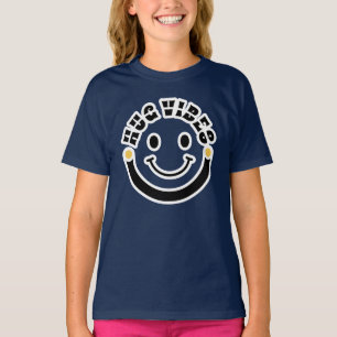 T-shirt Cercle minimaliste d'ambiance câline moderne – Cou