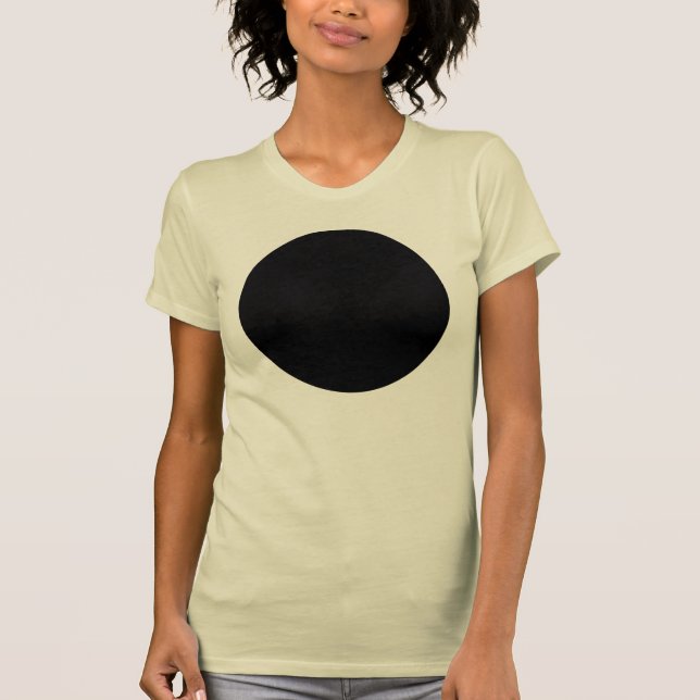T-shirt Cercle noir (Devant)