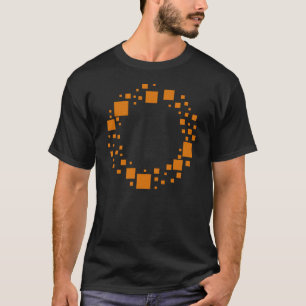 T-shirt Cercle orange Cercle de feu Décès Culte d'Hallowee