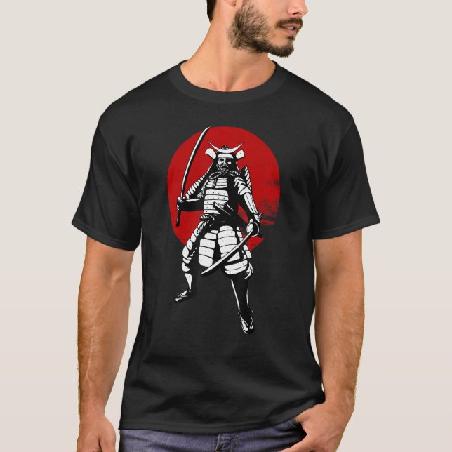 T-shirt Cercle rouge guerrier de Samurai (Devant)