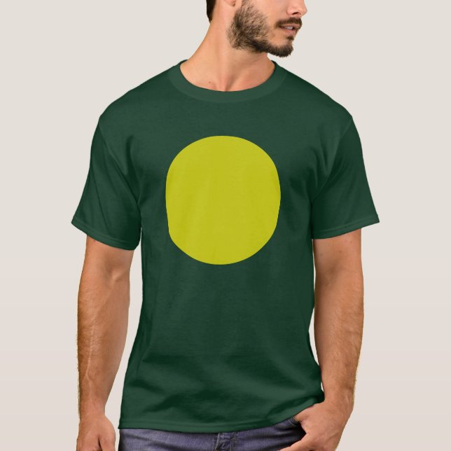 T-shirt Cercle simple - Banane (Devant)