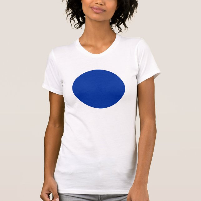 T-shirt Cercle simple - bleu marine (Devant)