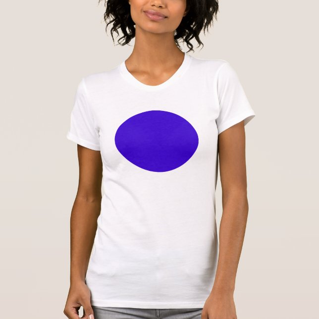 T-shirt Cercle simple - Bleu profond (Devant)
