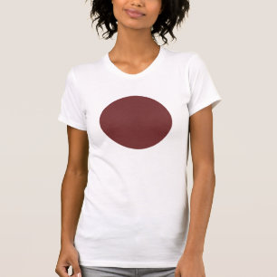 T-shirt Cercle simple - Brown foncé