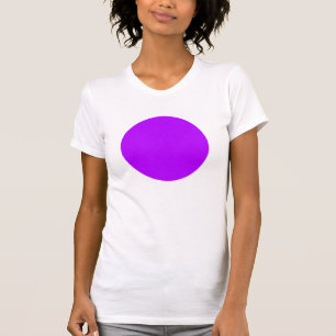 T-shirt Cercle simple - Purple bleu