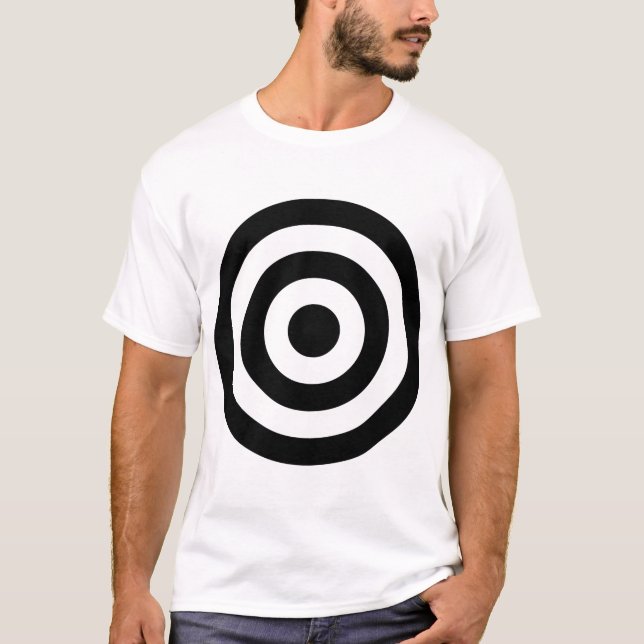 T-shirt Cercles concentrés (Devant)