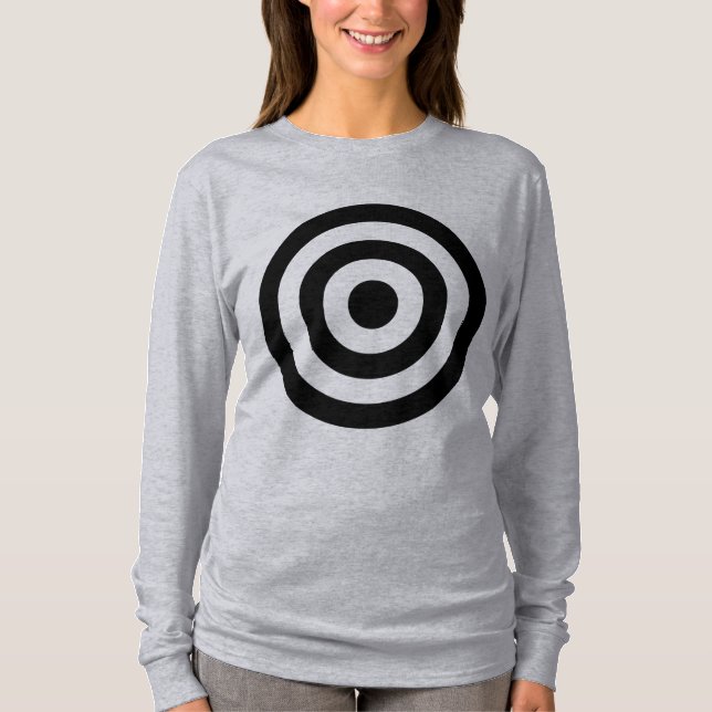 T-shirt Cercles concentrés (Devant)