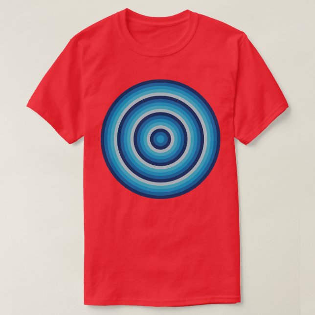 T-shirt Cercles concentrés 6 (Design devant)