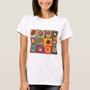T-shirt Cercles concentrés Carrés de Kandinsky