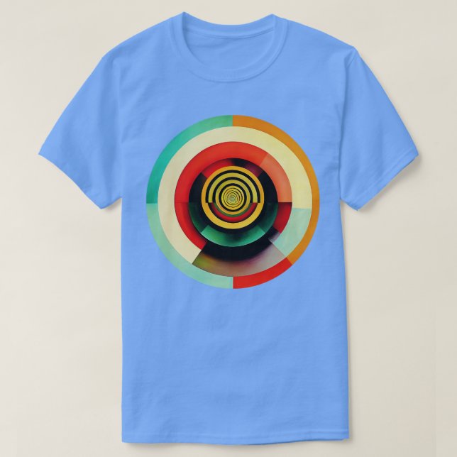 T-shirt Cercles concentrés peints 1 (Design devant)