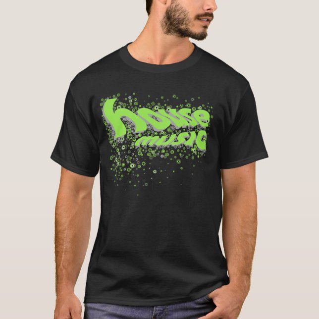 T-shirt Cercles de Chambre - vert/gris (Devant)