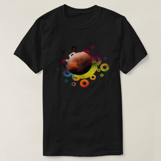 T-shirt Cercles De Couleur (Design devant)