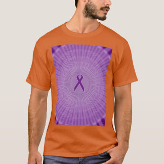 T-shirt Cercles de ruban pourpre Fibromyalgie