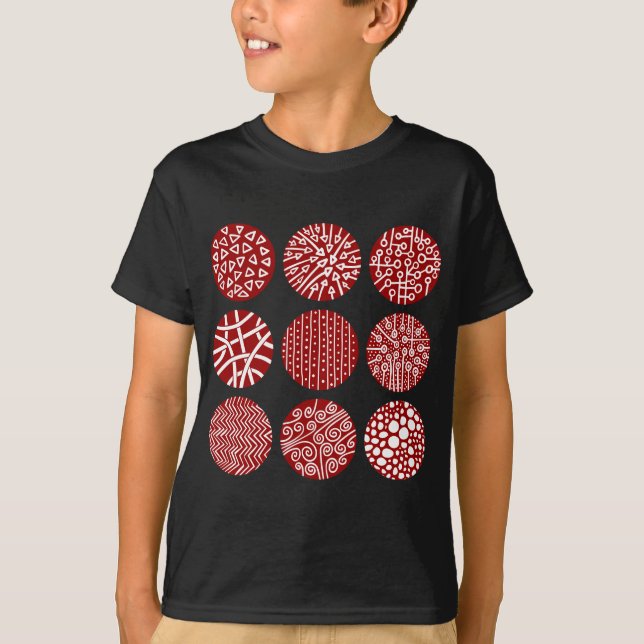 T-shirt Cercles décoratifs (Devant)